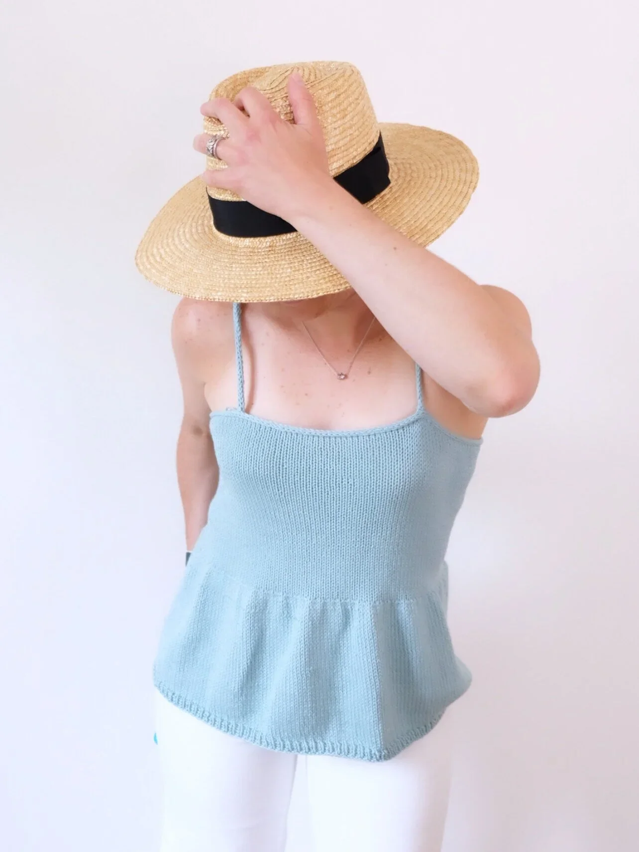 Knit Tank Pattern | The Parkside Peplum Top — Ashley Lillis
